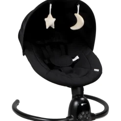 MamaLoes Noud Zwart Elektrische Babyschommel