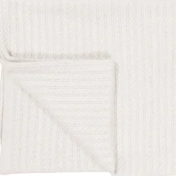 MamaLoes Off-white 100x150cm Knitted Ledikantdeken
