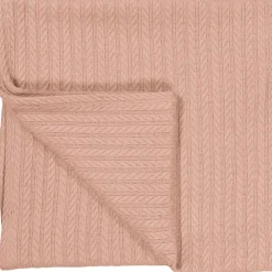 MamaLoes Oudroze 70x100cm Knitted Wiegdeken