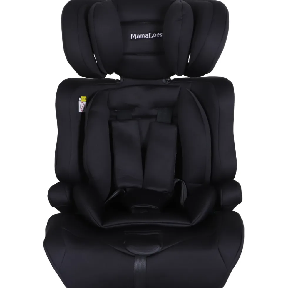 MamaLoes Saar Zwart 76-150 cm i-Size Autostoel