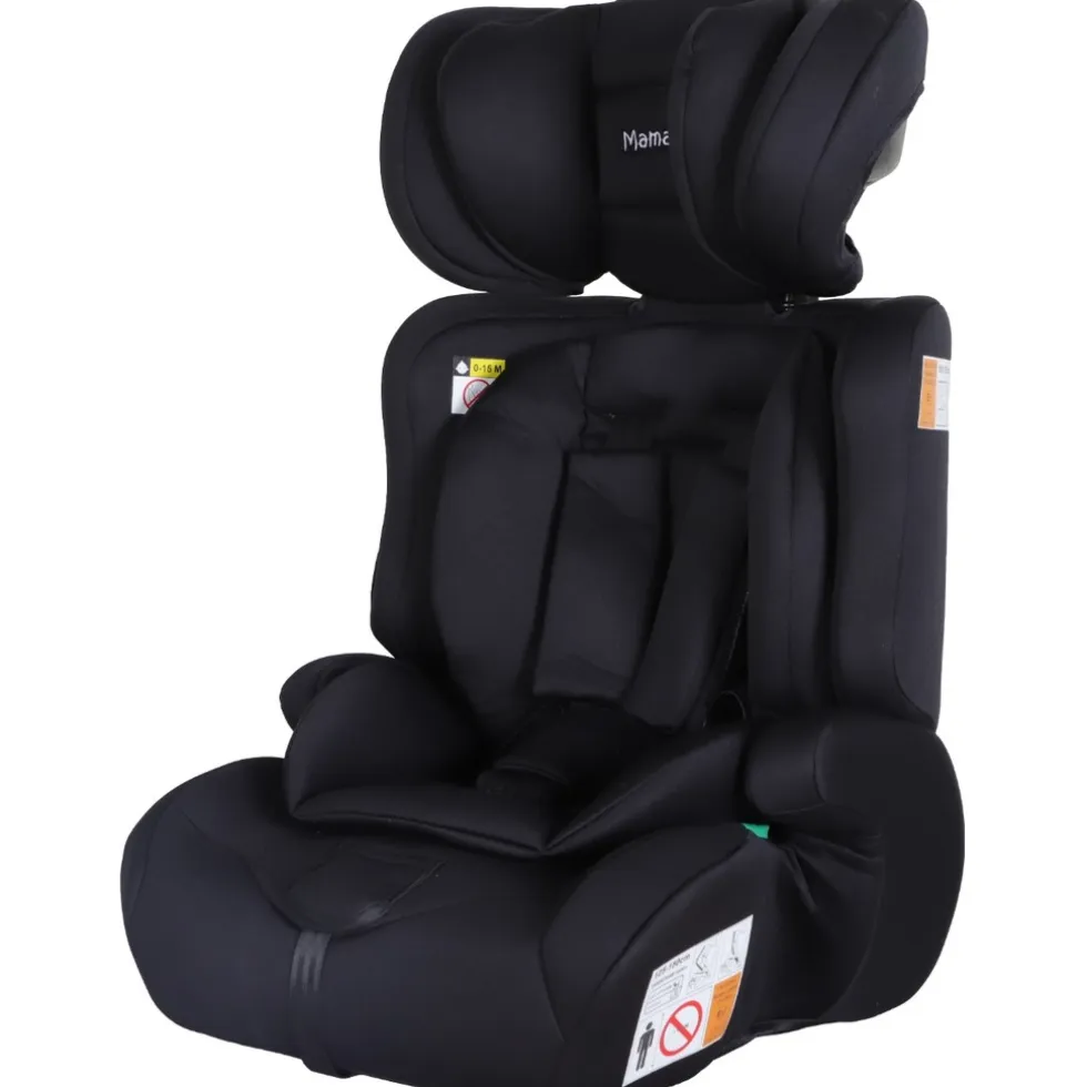 MamaLoes Saar Zwart 76-150 cm i-Size Autostoel