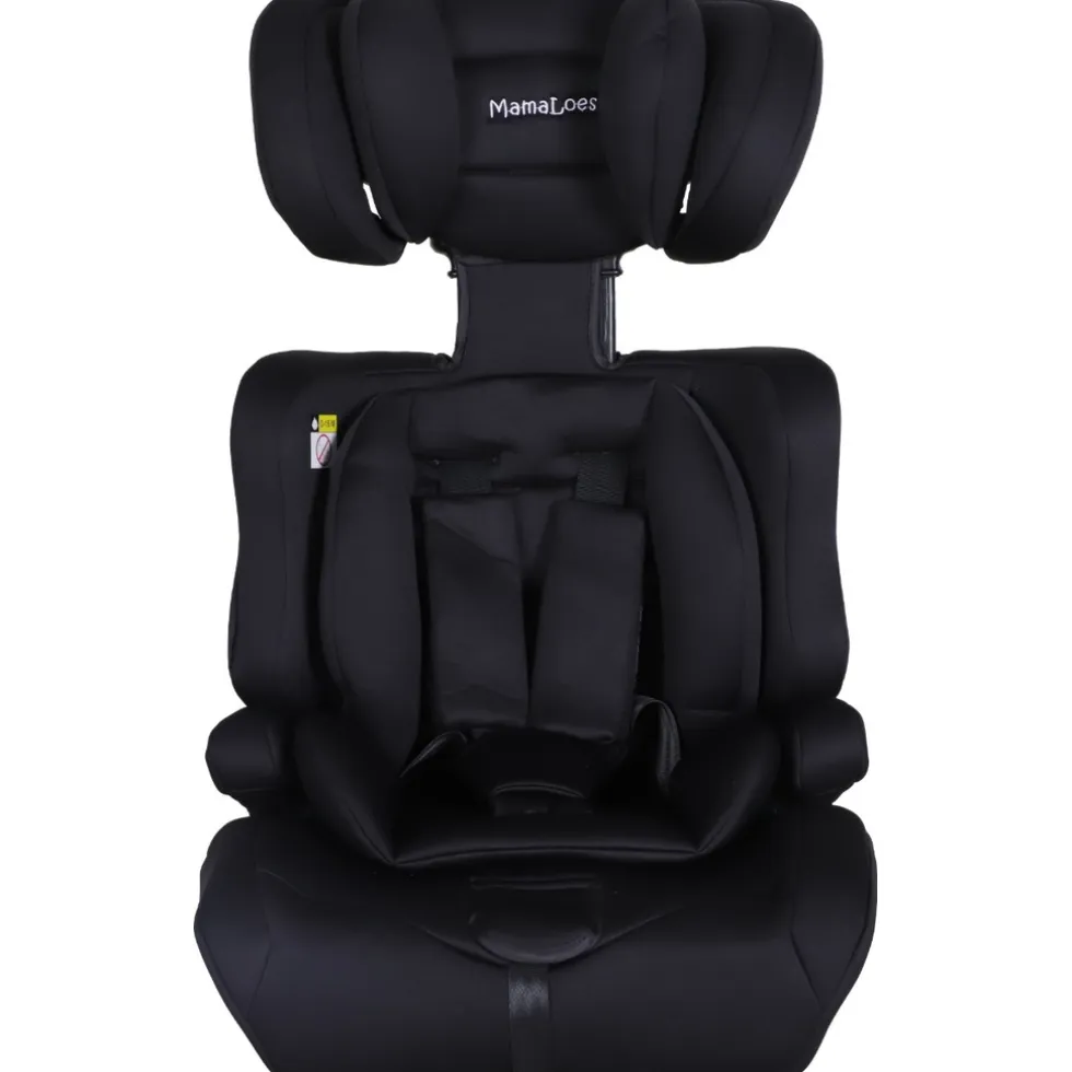 MamaLoes Saar Zwart 76-150 cm i-Size Autostoel
