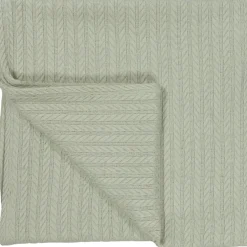 MamaLoes Sage Groen 100x150cm Knitted Ledikantdeken