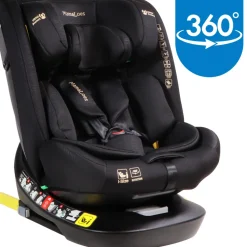 MamaLoes Sef Zwart 40-150 cm 360° i-Size Autostoel