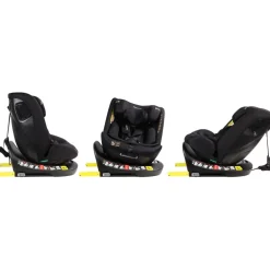 MamaLoes Sef Zwart 40-150 cm 360° i-Size Autostoel