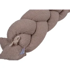 MamaLoes Teddy Boucle Nougat 210 cm Braided Bedbumper