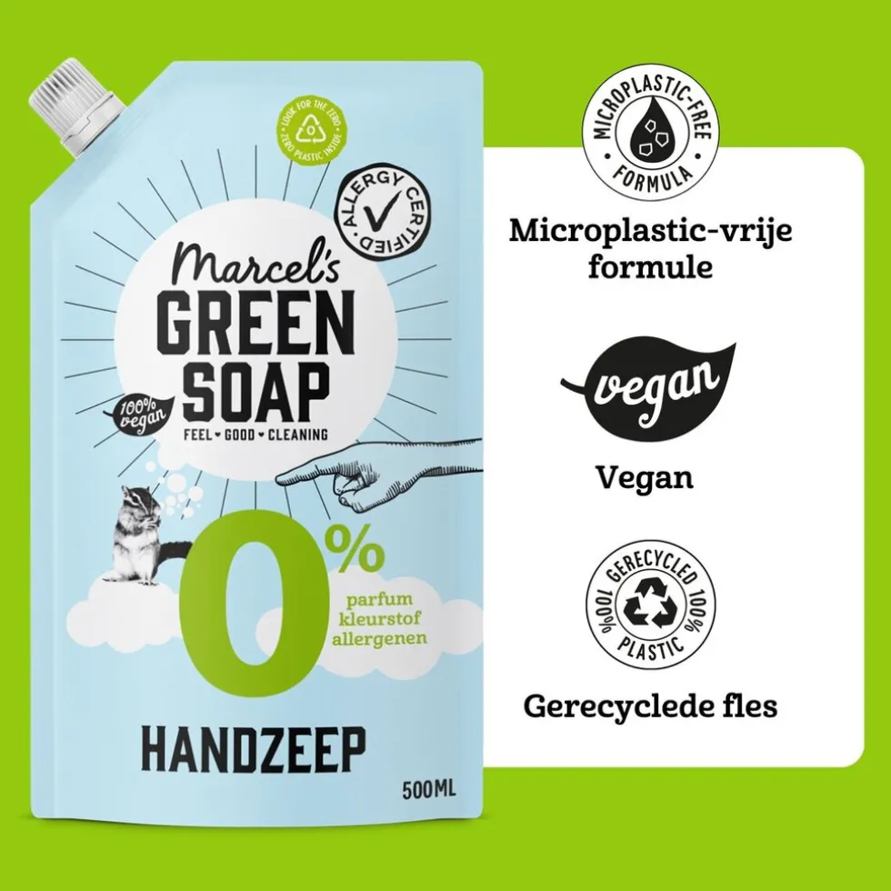 Marcel's Green Soap 0% Handzeep Navulling