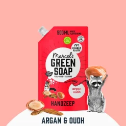 Marcel's Green Soap Argan & Oudh Handzeep Navulling