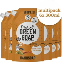 Marcel's Green Soap Sandelwood & Cardemom Handzeep Navulling