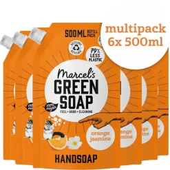Marcel's Green Soap Sinaasappel & Jasmijn Handzeep Navulling