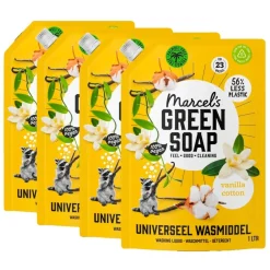 Marcel's Green Soap Vanille & Katoen Universeel Wasmiddel Navulling