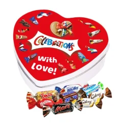 Mars Celebrations geschenkdoos hartje "with love!" chocolademix