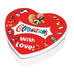 Mars Celebrations geschenkdoos hartje "with love!" chocolademix