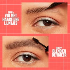 Maybelline New York Build-A-Brow 257 Medium Brown Wenkbrauwpotlood en -Gel