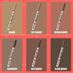 Maybelline New York Build-A-Brow 257 Medium Brown Wenkbrauwpotlood en -Gel