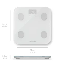 medisana BS 600 Lichaamsanalyse weegschaal met WiFi en Bluetooth