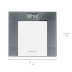 medisana PS 400 Glazen personenweegschaal