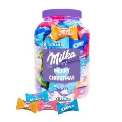 Milka Favourites chocolademix "Merry Christmas" kerstcadeau