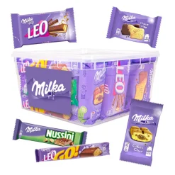 Milka maandpakket koekjes met chocolade