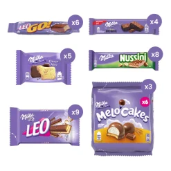 Milka Variety Value pack: chocolade & koekjespakket