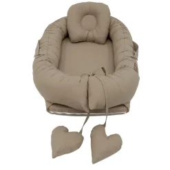 Mordesign Cappuccino Babynest met Kussen