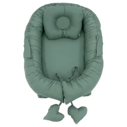 Mordesign Emerald Green Babynest met Kussen