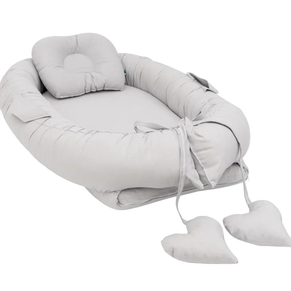 Mordesign Grey Babynest met Kussen