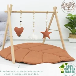 MorDesign Leaf Wood Babygym en Speelkleed