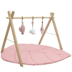 MorDesign Leaf Wood Babygym en Speelkleed