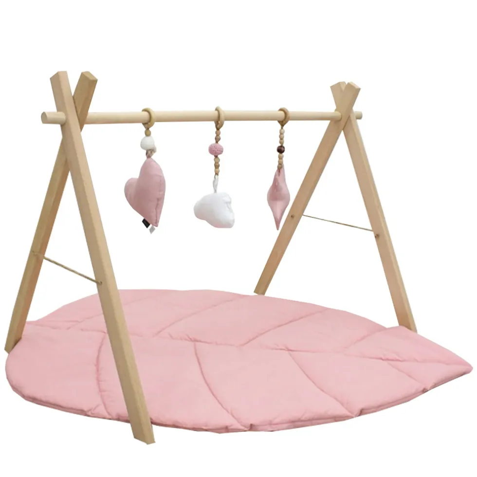 MorDesign Leaf Wood Babygym en Speelkleed