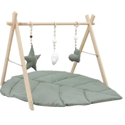 MorDesign Leaf Wood Babygym en Speelkleed