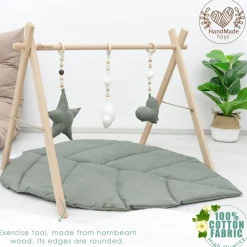 MorDesign Leaf Wood Babygym en Speelkleed