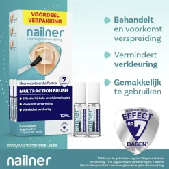 Nailner Multi-Action 2-in-1 Kalknagelkwastje