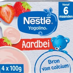 Nestlé Yogolino 6+M Aardbei Babydessert