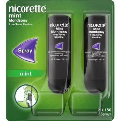 Nicorette Mint 1mg Suikervrije Mondspray