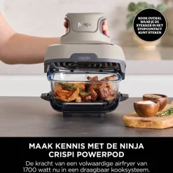 Ninja CRISPi 4-in-1 Glazen Airfryer FN101EUST