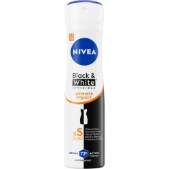 NIVEA Black & White Invisible Ultimate Impact Antitranspirant Spray