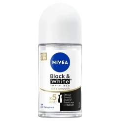 NIVEA Black & White Invisible Silky Smooth Antitranspirant Roller