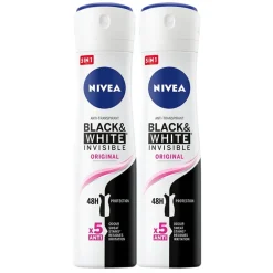 NIVEA Black & White Invisible Original Antitranspirant Spray