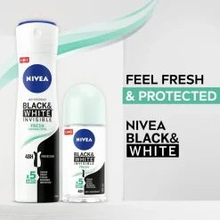 NIVEA Black & White Invisible Fresh Antitranspirant Spray