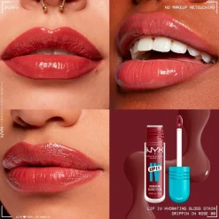 NYX Professional Makeup Lip IV 08 Drippin' In Rose Hydraterende Lipgloss