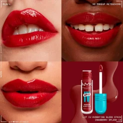 NYX Professional Makeup Lip IV 13 Cranberry Splash Hydraterende Lipgloss