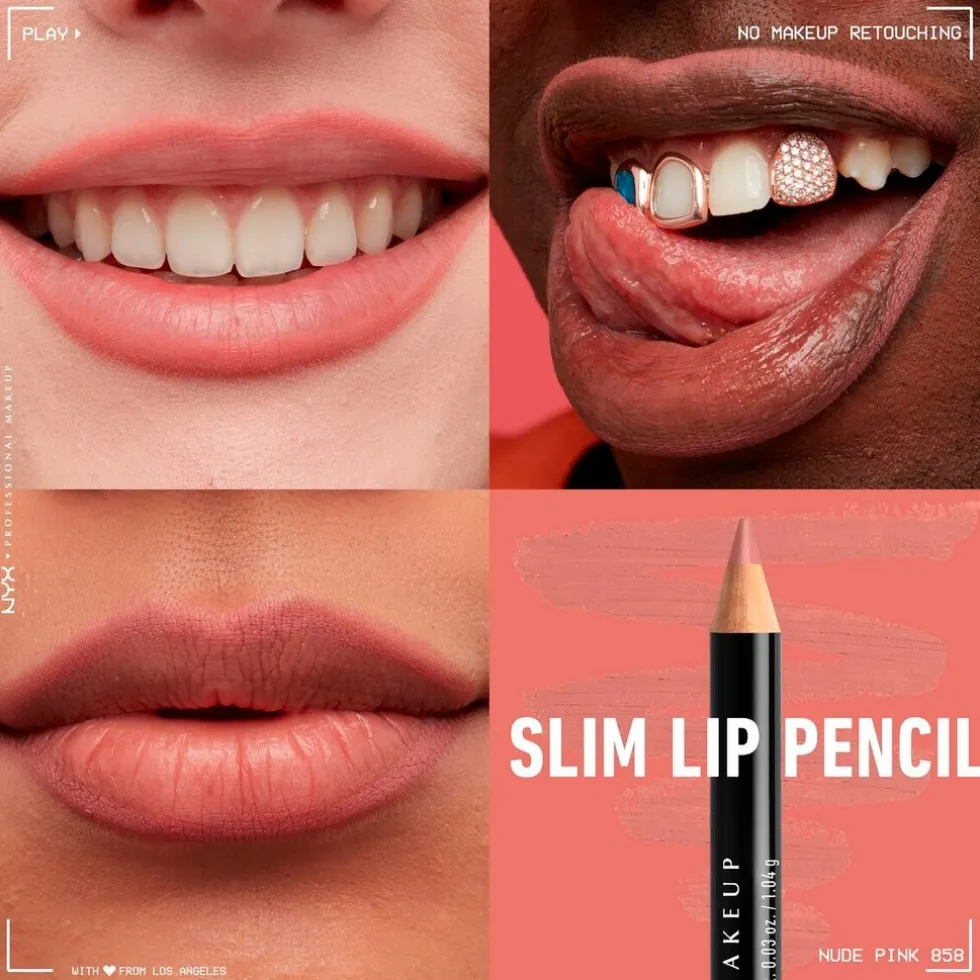 NYX Professional Makeup SPL858 Nude Pink Slim Lip Pencil