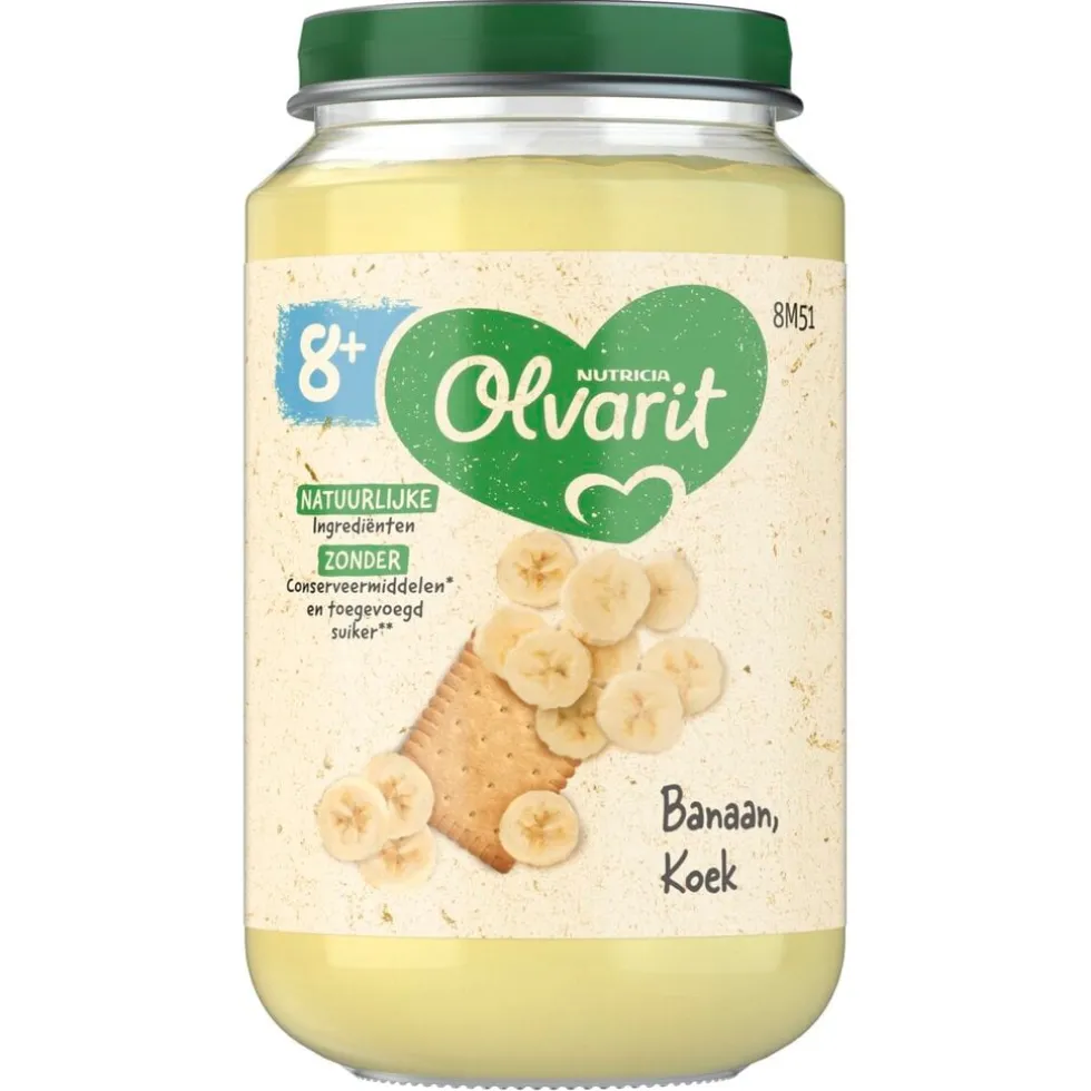 Olvarit 8+M Banaan Koek