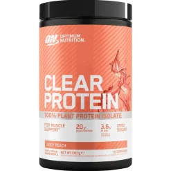 Optimum Nutrition Clear Protein Juicy Peach 100% Plant Protein Isolate
