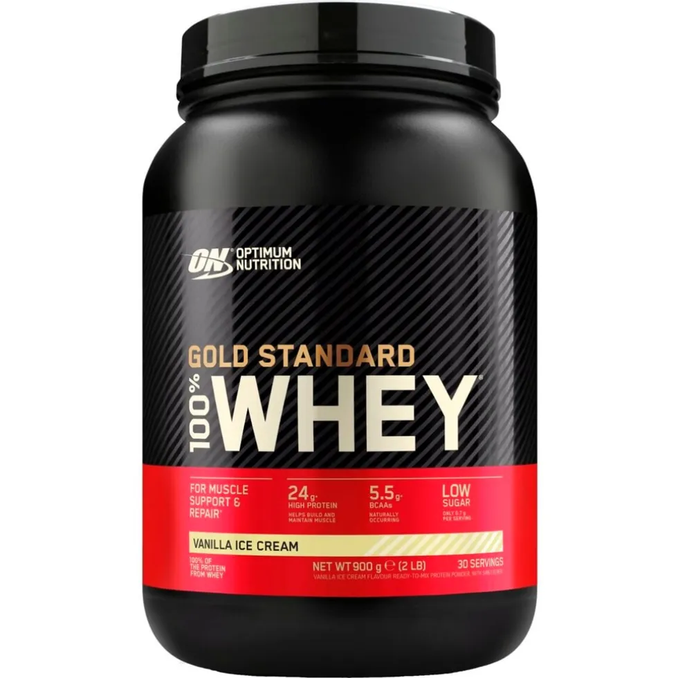 Optimum Nutrition Gold Standard Vanilla Ice Cream 100% Whey Protein Powder