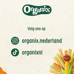 Organix Bio 4M+ Appel en Aardbei Knijpzakje