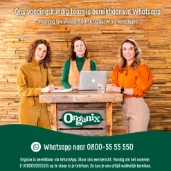 Organix Bio 4M+ Appel en Aardbei Knijpzakje