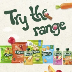 Organix 12+M Appel, Aardbei & Quinoa Knijpfruit