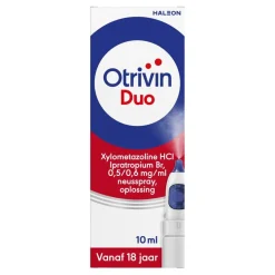 Otrivin Duo Xylometazoline HCl Ipratropium Br, 0,5/0,6 mg/ml Neusspray